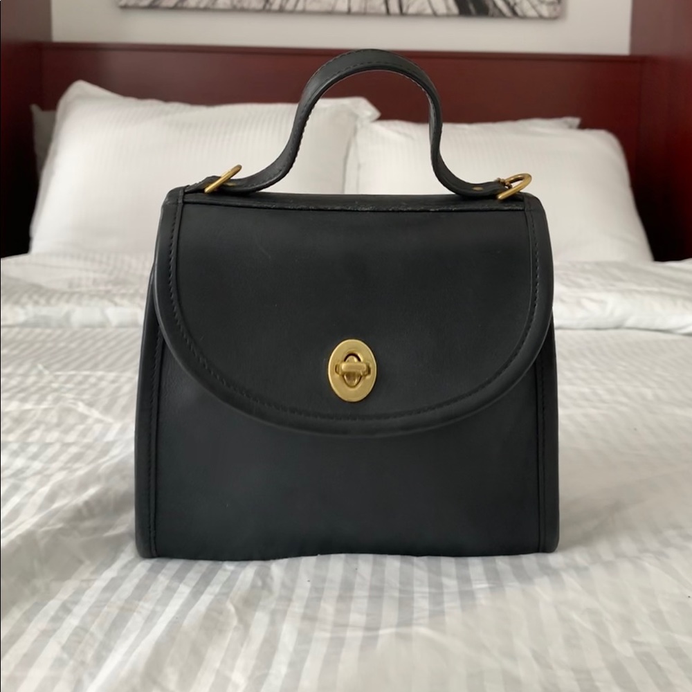 Vintage COACH Black Handbag